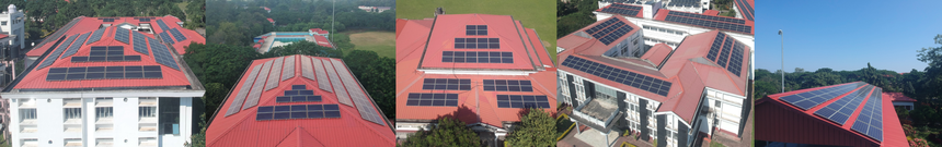 solar installation at Tezpur University